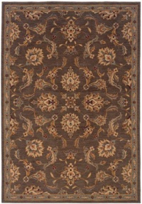 Sphinx SALERNO 2838D Brown 3'10 x 5'5 Rectangle Rug Machine-made Nylon Sphinx SALERNO 2838D Brown 3'10 x 5'5 Rectangle Rug Machine-made Nylon