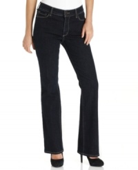 Not Your Daughter's Jeans' Barbara bootcut fit has the shaping effects you love, plus a dark blue wash that goes with anything from basic tees to bold blouses. Not Your Daughter's Jeans' Barbara bootcut fit has the shaping effects you love, plus a dark blue wash that goes with anything from basic tees to bold blouses.