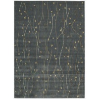 Nourison Cambria Blue Rug, 2-Feet by 2.9-Feet Nourison Cambria Blue Rug, 2-Feet by 2.9-Feet