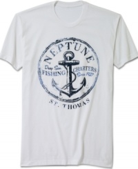 Reel in fun, relaxed style with this graphic t-shirt from Club Room. Reel in fun, relaxed style with this graphic t-shirt from Club Room.