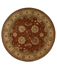 Highlighted with intricately detailed designs in pure silk, this Nourison area rug makes a magnificent accent in your home. Luxurious New Zealand wool is hand-tufted, creating an ultra-soft piece that's sure to become your family's newest heirloom. Highlighted with intricately detailed designs in pure silk, this Nourison area rug makes a magnificent accent in your home. Luxurious New Zealand wool is hand-tufted, creating an ultra-soft piece that's sure to become your family's newest heirloom.