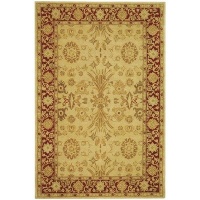 Safavieh Anatolia Collection AN551A Handmade Ivory and Red Hand-spun Wool Area Rug, 9-Feet by 12-Feet Safavieh Anatolia Collection AN551A Handmade Ivory and Red Hand-spun Wool Area Rug, 9-Feet by 12-Feet