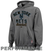MLB Majestic New York Mets Charcoal Sharp Game Performance Pullover Hoodie Sweatshirt MLB Majestic New York Mets Charcoal Sharp Game Performance Pullover Hoodie Sweatshirt