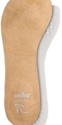 Pedag Lady Gel-Velvety Insole for High Heels, Open Toed Shoes and Sandals, Small Pedag Lady Gel-Velvety Insole for High Heels, Open Toed Shoes and Sandals, Small