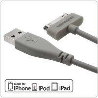 Extra Long 6 Foot (6ft) iPhone / iPod / iPad USB Charge and Sync Cable - Gray Extra Long 6 Foot (6ft) iPhone / iPod / iPad USB Charge and Sync Cable - Gray