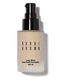 Finally, a natural-looking and long-wearing foundation. Comfortable and hydrating, this medium-to-full coverage, oil-free formula never looks cakey or masky. Glycerin and shea butter keep skin feeling moisturized, while a gel base creates a lightweight finish that stays color-true. Lasts for up to 12 hours even in the most humid conditions. Protects skin from future damage thanks to broad spectrum SPF 15 with antioxidant vitamins C and E. Made in USA. 1 oz. Finally, a natural-looking and long-wearing foundation. Comfortable and hydrating, this medium-to-full coverage, oil-free formula never looks cakey or masky. Glycerin and shea butter keep skin feeling moisturized, while a gel base creates a lightweight finish that stays color-true. Lasts for up to 12 hours even in the most humid conditions. Protects skin from future damage thanks to broad spectrum SPF 15 with antioxidant vitamins C and E. Made in USA. 1 oz.