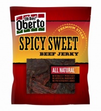 Oh Boy! Oberto Natural Style Beef Jerky, Spicy Sweet, 3.25-Ounce (Pack of 4) Oh Boy! Oberto Natural Style Beef Jerky, Spicy Sweet, 3.25-Ounce (Pack of 4)