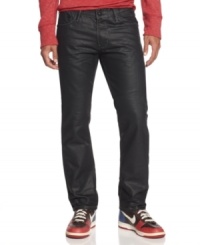 A flattering slim fit and a coated design give these Ring of Fire Jeans their modern style. A flattering slim fit and a coated design give these Ring of Fire Jeans their modern style.