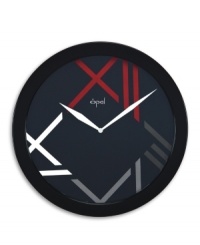 Billed as the world's slimmest clock at just half-an-inch thick, this innovative Opal Clocks design gives you the skinny on every second of the hour. Bold Roman numerals on a black dial make a cool, modern statement in the bedroom, kitchen or den. Billed as the world's slimmest clock at just half-an-inch thick, this innovative Opal Clocks design gives you the skinny on every second of the hour. Bold Roman numerals on a black dial make a cool, modern statement in the bedroom, kitchen or den.