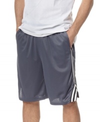 Infused with cool, sporty style, these mesh athletic shorts from Champion will inspire you to get in the game. Infused with cool, sporty style, these mesh athletic shorts from Champion will inspire you to get in the game.