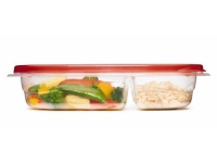 Rubbermaid TakeAlongs 3.7-Cup Divided Rectangle Containers, Pack of 3 Rubbermaid TakeAlongs 3.7-Cup Divided Rectangle Containers, Pack of 3
