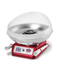 The best part of the big top comes to your kitchen. Your favorite sweet treat takes center stage with the in-home convenience of this cotton candy maker, which uses only easy-to-find ingredients for a quick family fun. 3-year warranty. Model CC150. The best part of the big top comes to your kitchen. Your favorite sweet treat takes center stage with the in-home convenience of this cotton candy maker, which uses only easy-to-find ingredients for a quick family fun. 3-year warranty. Model CC150.