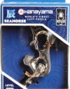 BePuzzled Hanayama Cast Metal Brainteaser Puzzles - Hanayama Seahorse Puzzle (Level 3)