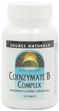 Source Naturals Coenzymate B Complex Peppermint, 120 Tablets Source Naturals Coenzymate B Complex Peppermint, 120 Tablets