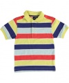 Nautica Sportswear Kids Boys 2-7 Bold Striped Polo