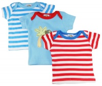 Sweet & Soft Baby-Girls/Newborn 0-9M Cotton Short Sleeve Beach T-Shirts/Top 3 Pc Sweet & Soft Baby-Girls/Newborn 0-9M Cotton Short Sleeve Beach T-Shirts/Top 3 Pc