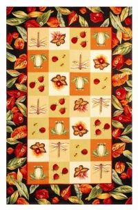 Safavieh Chelsea HK256A Hand-hooked Wool 5' 6 Round Area Rug Safavieh Chelsea HK256A Hand-hooked Wool 5' 6 Round Area Rug