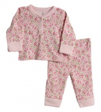ABSORBA Newborn Baby-Girls Floral Print Layette Loungewear 2 Piece Pant Set ABSORBA Newborn Baby-Girls Floral Print Layette Loungewear 2 Piece Pant Set