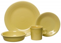 Fiesta 4-Piece Place Setting, Sunflower Fiesta 4-Piece Place Setting, Sunflower