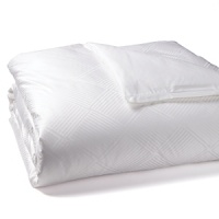 Crisp and bright, this Hudson Park Luxe duvet boasts a polished, geometric weave in shimmery white on white. Elegantly minimalist styling lets the luminous pattern shine through. Crisp and bright, this Hudson Park Luxe duvet boasts a polished, geometric weave in shimmery white on white. Elegantly minimalist styling lets the luminous pattern shine through.