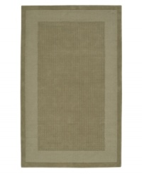 A field of cool, contmeporary color to complement any room. This rug from the Westport Collection presents a smartly up-to-date textural motif in meticulously hand tufted wool for long-lasting beauty and long-wearing durability. A field of cool, contmeporary color to complement any room. This rug from the Westport Collection presents a smartly up-to-date textural motif in meticulously hand tufted wool for long-lasting beauty and long-wearing durability.