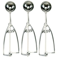 Norpro 3 Piece Stainless Steel Cookie Scoop Set Norpro 3 Piece Stainless Steel Cookie Scoop Set