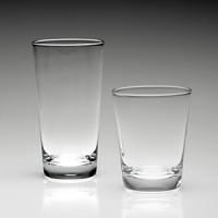 This is a beautifully shaped, handmade glass with a re-melted rim for strength. The historic bold shape is perfectly at home in casual or formal surroundings. Dishwasher safe. This is a beautifully shaped, handmade glass with a re-melted rim for strength. The historic bold shape is perfectly at home in casual or formal surroundings. Dishwasher safe.