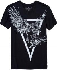 Spread your style wings. This st-shirt from Marc Ecko Cut & Sew will keep your talons sharp. Spread your style wings. This st-shirt from Marc Ecko Cut & Sew will keep your talons sharp.