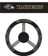 NFL Baltimore Ravens Poly-Suede Steering Wheel Cover