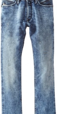 Diesel Boys 8-20 Iakop Slim Fit Straight Leg Distressed Washed Out Jean, Indigo, 14 Years Diesel Boys 8-20 Iakop Slim Fit Straight Leg Distressed Washed Out Jean, Indigo, 14 Years