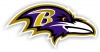 NFL Baltimore Ravens 12-Inch Vinyl Logo Magnet