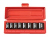 TEKTON 4795 3/8 Drive Shallow Impact Socket Set, 10-19mm, Metric, Cr-V, 8 Sockets