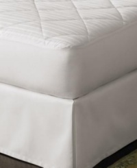 Add an extra layer of comfort and protect your mattress with the Charter Club Essential mattress pad. Featuring diamond quilting with hypoallergenic fiber fill for a healthy night's rest, along with a soft 300-thread count cotton cover. Add an extra layer of comfort and protect your mattress with the Charter Club Essential mattress pad. Featuring diamond quilting with hypoallergenic fiber fill for a healthy night's rest, along with a soft 300-thread count cotton cover.