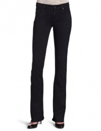 7 For All Mankind Women's Kimmie Bootcut Jean in Black Cast Rosalie Ann