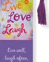 Live, Love, Laugh Beaded Bookmark