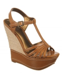 The Bravo Too platforms by Fergie are everything BUT lowkey thanks to the super tall espadrille and leather covered wedge heel. The Bravo Too platforms by Fergie are everything BUT lowkey thanks to the super tall espadrille and leather covered wedge heel.