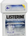 Listerine Whitening Pre-Brush Rinse Vibrant White Clean Mint, 946 ml, (1 Qt.)