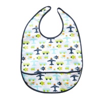 JJ Cole Bib, White Vroom JJ Cole Bib, White Vroom