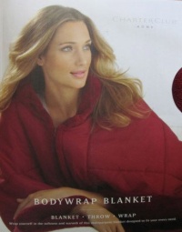 Charter Club Body Wrap Blanket Blue Charter Club Body Wrap Blanket Blue