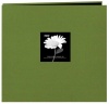 Pioneer 200 Pocket Fabric Frame Cover Photo Album, Herbal Green