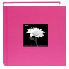 Pioneer 200 Pocket Fabric Frame Cover Photo Album, Bright Pink