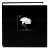 Pioneer 200 Pocket Fabric Frame Cover Photo Album, Deep Black