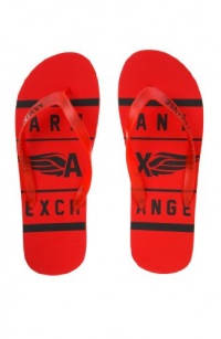 Armani Exchange Printed Logo Flip Flop