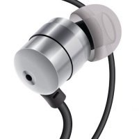 GOgroove audiOHM Ergonomic Metallic Silver Earbuds with Interchangeable Noise-Reduction Silicone Ear Pieces (4 sizes) GOgroove audiOHM Ergonomic Metallic Silver Earbuds with Interchangeable Noise-Reduction Silicone Ear Pieces (4 sizes)