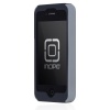 Incipio iPhone 4/4S SILICRYLIC Hard Shell Case with Silicone Core - 1 Pack - Carrying Case - Retail Packaging - Dark Gray/Light Gray