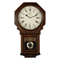 Bulova Ashford Wall Chime Clock - 13.75-in. Wide Bulova Ashford Wall Chime Clock - 13.75-in. Wide