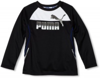 Puma - Kids Boys 8-20 No.1 Logo Performance Tee, Black, Small Puma - Kids Boys 8-20 No.1 Logo Performance Tee, Black, Small