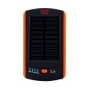 EZOPower High Capacity 6000mAh 2-Port Portable Solar External Backup Battery Charger - 2A/ Black Orange for iPhone, Blackberry, Smartphones / E-readers / MP3 Players and More USB Powered Devices