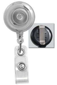 GBC BadgeMates Retractable Badge Reel, Clear, 25 Reels per Pack (3748085) GBC BadgeMates Retractable Badge Reel, Clear, 25 Reels per Pack (3748085)