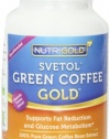 NutriGold Pure Green Coffee Bean Extract, Green Coffee Gold Featuring Clinically-Proven 100% Svetol, 90 Vegetarian Capsules